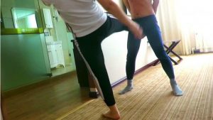 超美现役60KG级跆拳美女教练踢打