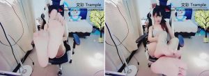 超级甜美少女直播，大白玉腿，你敢不跪