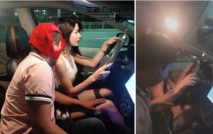 【芷晴】醉汉深夜猥琐女司机反遭tj