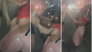 【芷晴】醉汉深夜猥琐女司机反遭tj