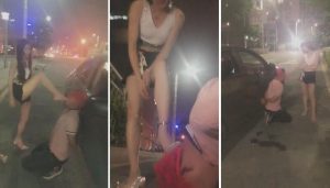 【芷晴】醉汉深夜猥琐女司机反遭tj