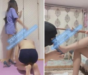 【女S-黛嘉】深夜失眠调教，狂抽贱狗大嘴巴-97LZTD-119
