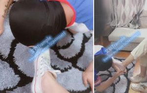 【沈阳阴天】帆布鞋 舔脚专场-97LZTD-122