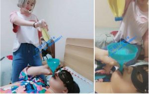 【冰冰女王s】旅馆圣水口水专场 舔高跟鞋-97LZTD-228