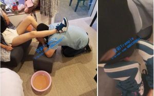 【晓晓晓主子】鞋奴袜奴脚奴福利 劲爆直接圣水窒息-97LZTD-315
