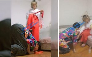 【冰冰女王s】日本风格 拖鞋耳光 脚踩食物 喝洗脚水-97LZTD-317
