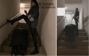 【嘉小妈】惩罚家奴比熊，跪爬楼梯，羞辱，口水，吃烟灰，钻跨-97LZTD-388i5hhhh51