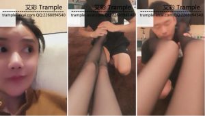 【milanna】狗东西跪着按黑丝美腿-97LZTD-1372