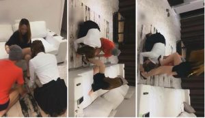 【圣蒂祖宗夫妻奴】老板调教下属和他老婆-97LZTD-1416