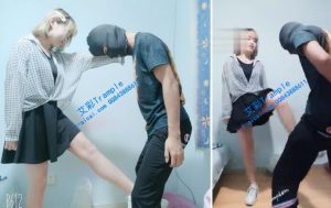 【冰冰女王s】小白袜 小白鞋 性感踢裆-97LZTD-1428