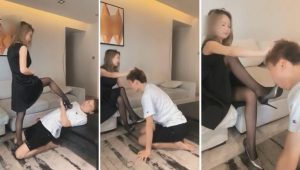 晴公主之猴子调戏大堂经理-97LZTD-1644