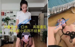 【灵灵S】口水高跟虐乳玩小奶狗