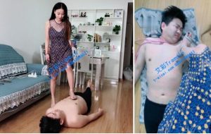 【灵灵S】全体重高跟钻死贱货，钻胯