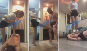 【萱萱S女蒂】踢挡踹肚子