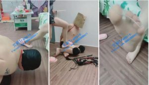 【Betty贝蒂】封嘴捆绑各种鞭子重度抽