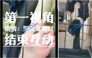 【Vinnie维妮】狗笼视角剧情：男友变贱奴