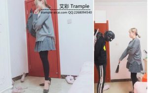 【00后冰冰女王】女老大要债柳丁鞋强制踢裆-97LZTD-19177702