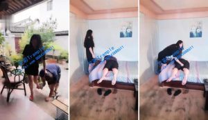 【女王菲主】鞭打拧大腿惩罚家务奴