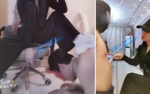 【Michelle】白袜运动鞋裸足圣水重度耳光