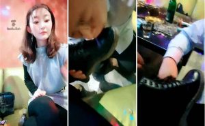 柒柒殿下 带素人姐姐KTV调教贱狗 走廊骑行店员围观-97LZTD-1918590