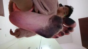 【00后校园小仙女】皮鞋脏脚棉袜 上帝视角踩死你-97LZTD-1918764