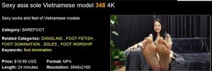 【A&F】Sexy asia sole Vietnamese model 348 4K-97LZTD-1918840