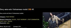 【A&F】Sexy asia sole Vietnamese model 386 4K-97LZTD-1919481