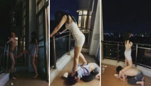 夏芙小公主S在邻居的注视下接受露天调-97LZTD-1012222951