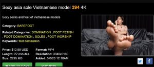 【A&F】Sexy asia sole Vietnamese model 394 4K-97LZTD-1919767