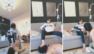 【冷颜女王】小白鞋白棉袜玩弄羞辱学生-97LZTD-81798