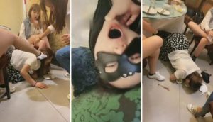 【甜心S】KTV众公主羞辱女M【完整版】-97LZTD-99991