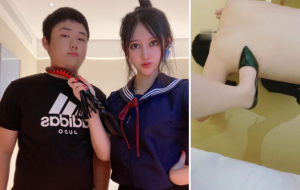 上海芭比S剧情猥琐高利贷债主催债学妹跆拳道反制-97LZTD-82024