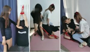 如意小主S教育狗子过程中素人闺蜜来访重替踩-97LZTD-82215