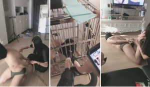 【暴力美学s】双S狗笼调教家奴-97LZTD-82228