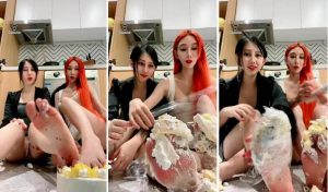 伊茜S双主脚底蛋糕盛宴强迫素人小哥-97LZTD-82231