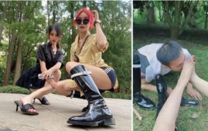 伊茜芭比双女王扮拉拉开发素人-97LZTD-82234