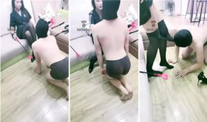 蝴蝶S双女王高跟猛戳耳光皮鞭等全程重度-97LZTD-82371