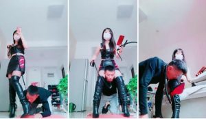 魅影S黑丝皮靴骑马全体重踩踏-97LZTD-81995