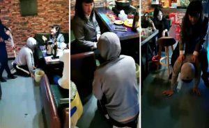傲雪S饭店惩罚犯错の家奴素人老板参与游戏刺激片-97LZTD-100133