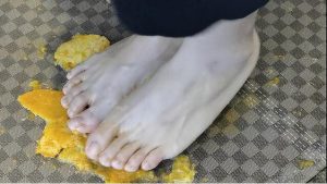 【橘子粥】第一人称，脚底视角等多视角踩爆橘子 -A-002