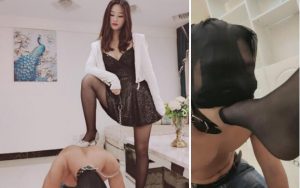 【涵涵】骑马遛狗闻丝袜脚【完整版】-97LZTD-82264