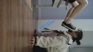 【校园女M系列】帆布鞋棉袜羞辱女M-97LZTD-82572
