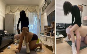 【美学s】舔匡威,清理鞋底,双脚-97LZTD-82972