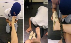 泽安安大大S首次调教口水羞辱恋足-97LZTD-833444