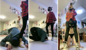 【美离子s】脏帆布鞋原味船袜羞辱-97LZTD-833581