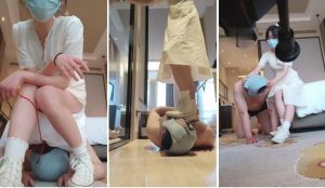 【哈宝s】漂亮女孩脚下的狗-97LZTD-833667
