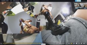 Cosplay Whip女王长靴全体重踩裤 踏头审讯 下-97LZTD-833700