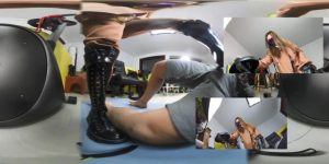 Cosplay Whip女王长靴全体重踩裤 踏头审讯 下-97LZTD-833700