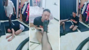 【清墨S】短靴黑丝收拾贱奴-97LZTD-833726