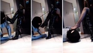 南妮S教你怎么做皮靴奴-97LZTD-8342247